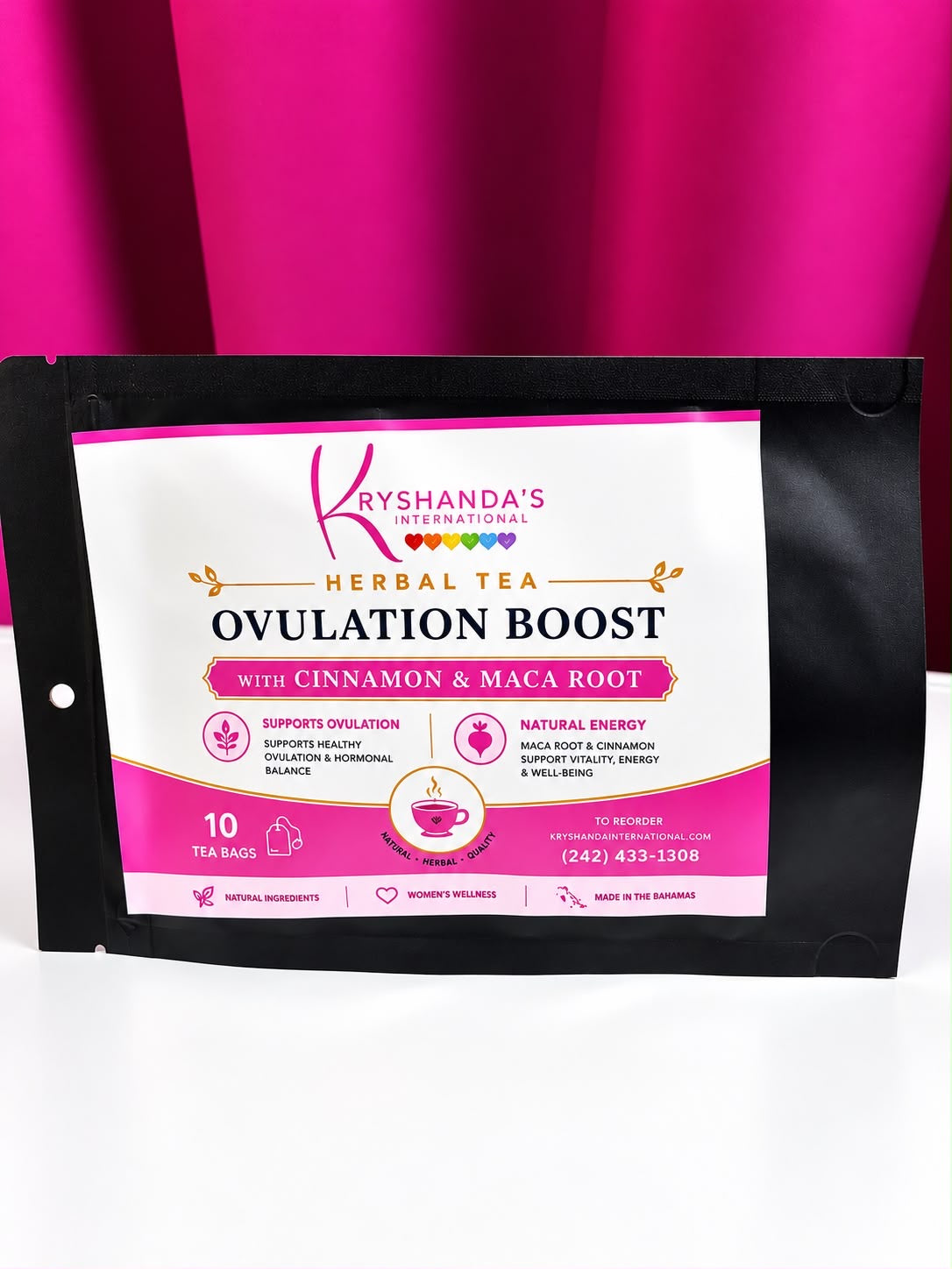 Ovulation booster teabags