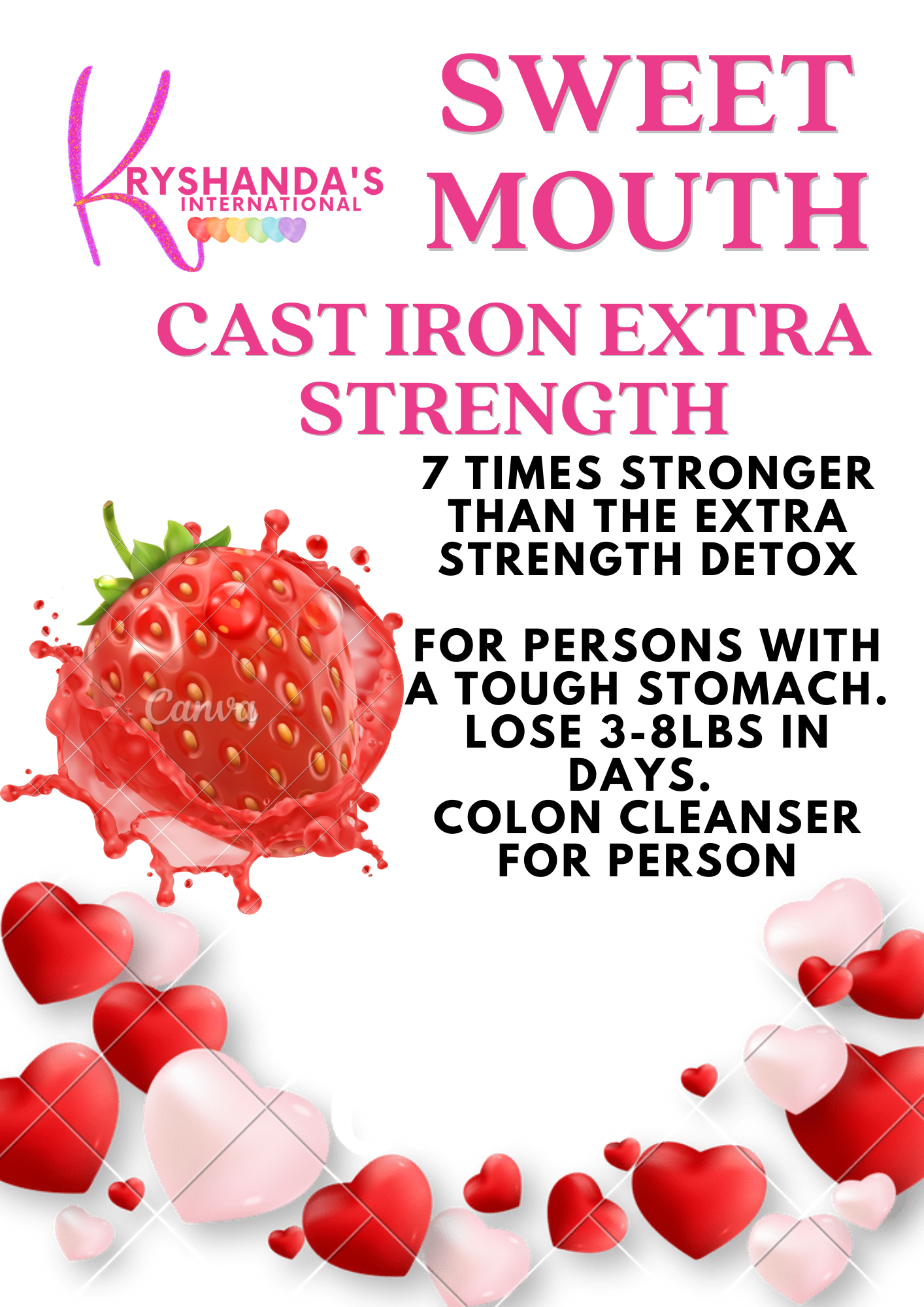 SWEET MOUTH CAST IRON EXTRA STRENGTH DETOX