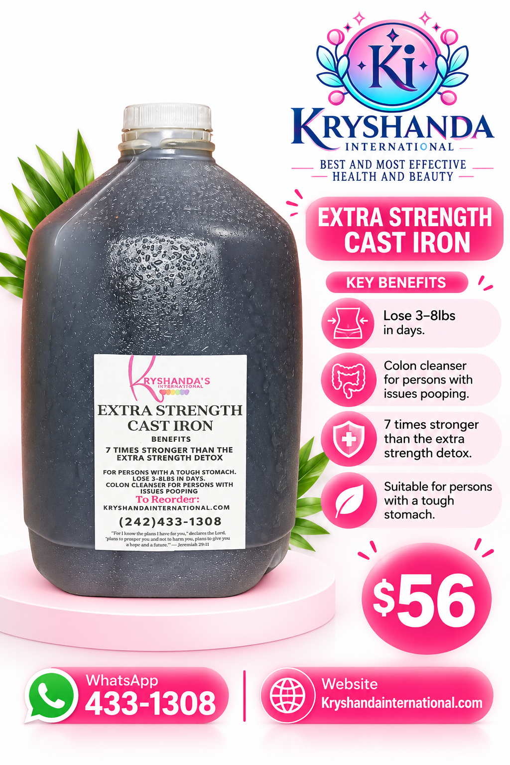 EXTRA STRENGTH CAST IRON