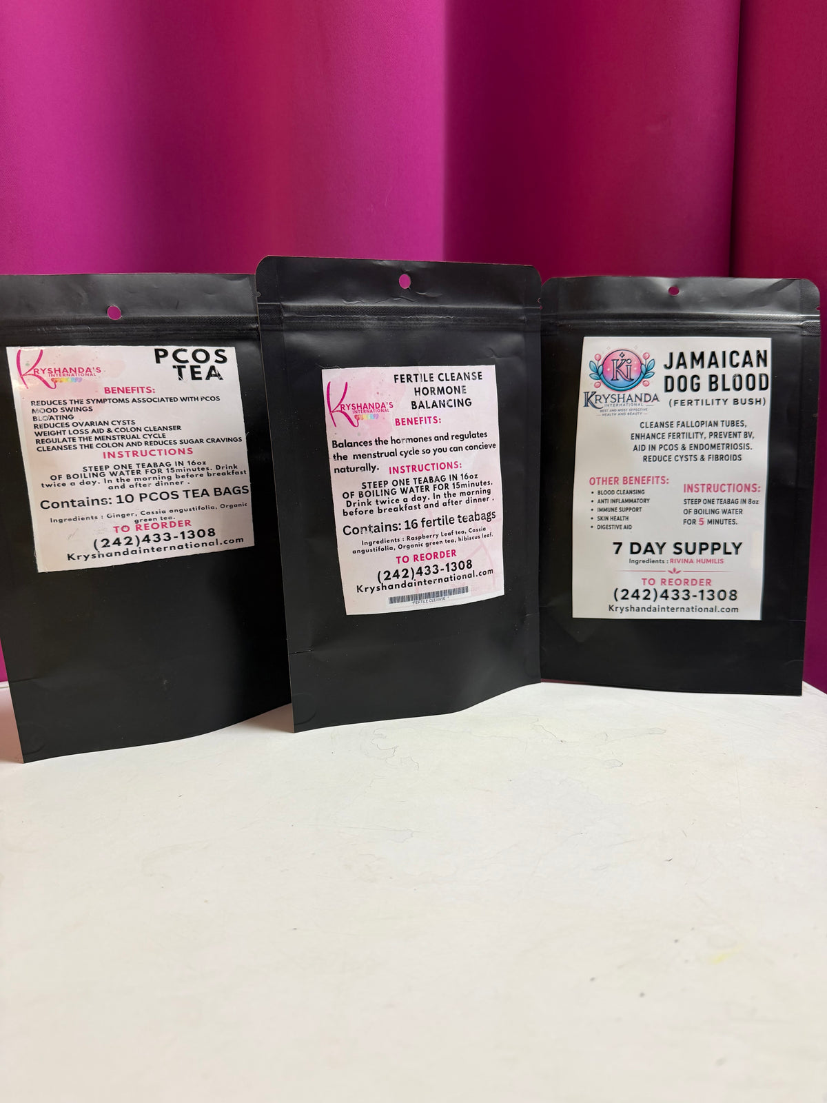 Pcos kit teabags