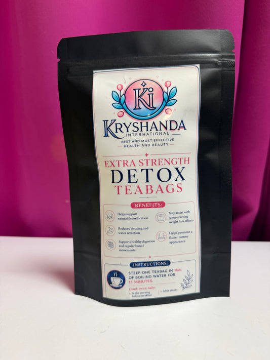 Extra strength detox teabags