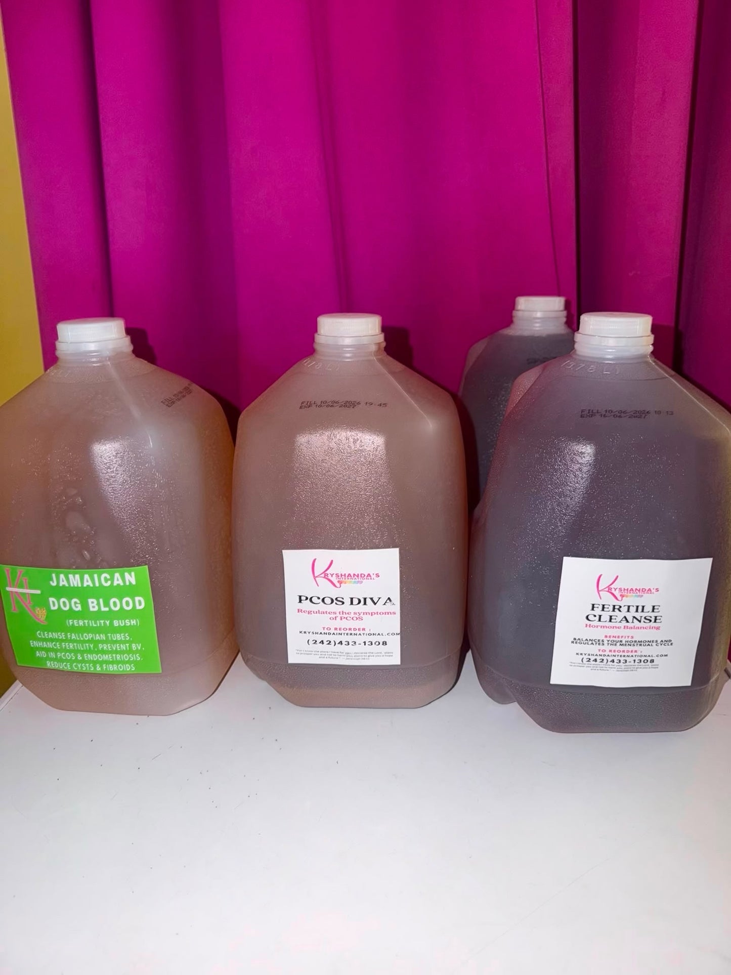Pcos kit gallons or litres