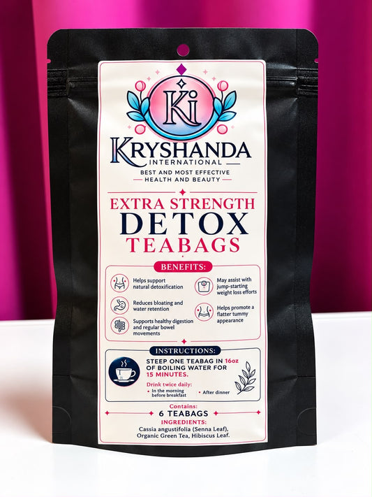 Extra strength detox teabags