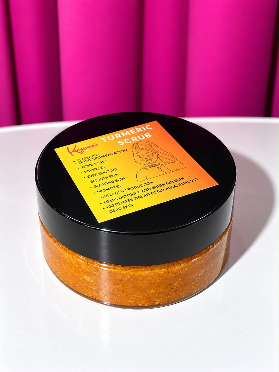 Turmeric scrub