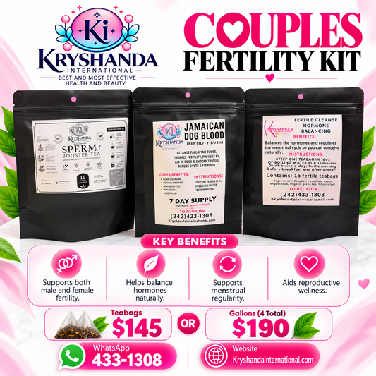 Couples fertility starter kit teabags