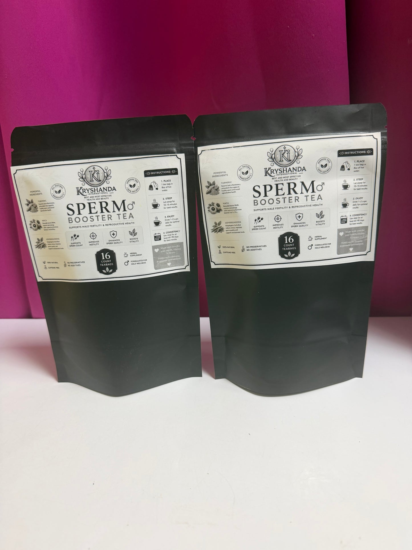 Sperm booster tea