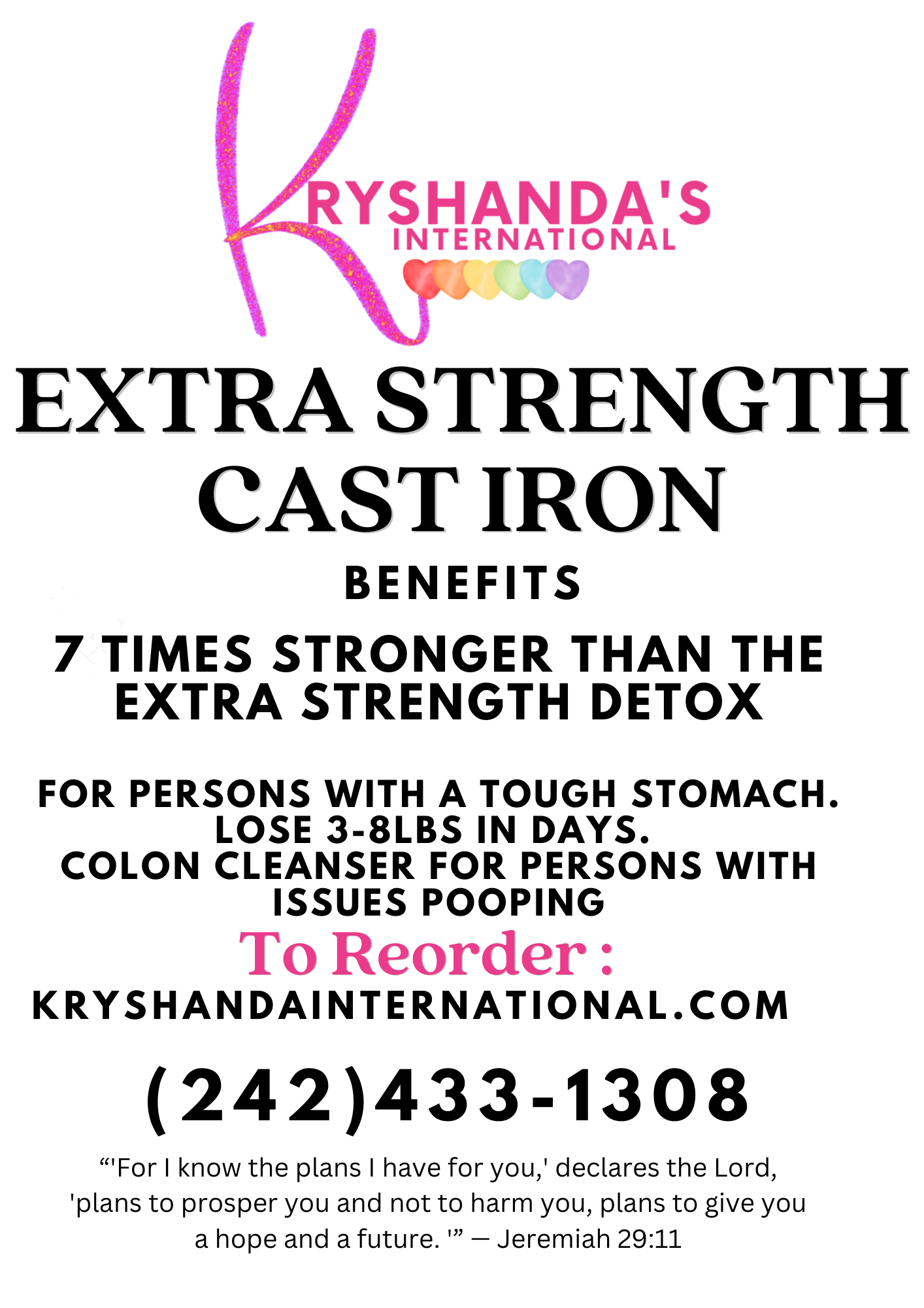 EXTRA STRENGTH CAST IRON