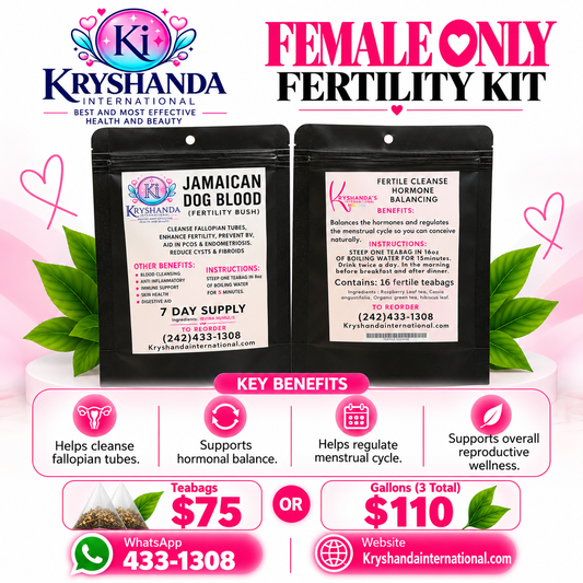 Female fertility starter kit teabags