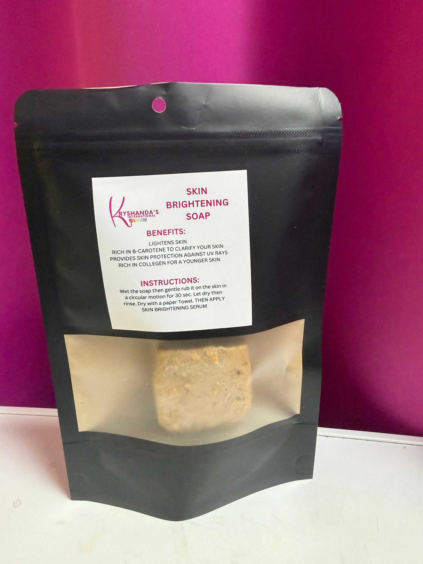 Skin brightening soap